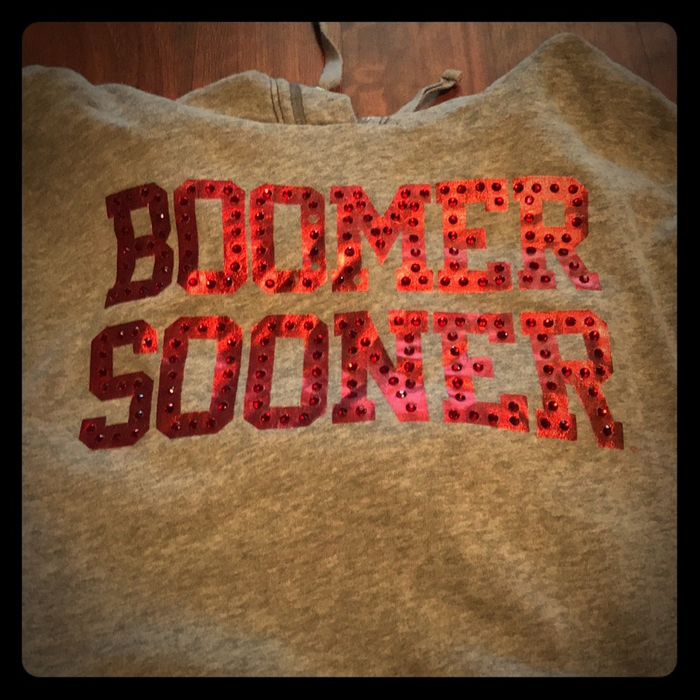 ou sweatshirt brand pink size-S